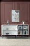 Hanah Home Şile 4612 Consola Blanco y Antracita